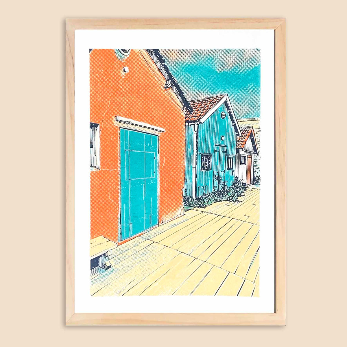 Sérigraphie - Couleurs cabanes